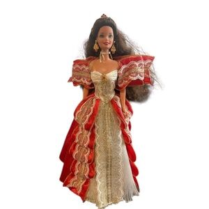 1997 Happy Holidays Barbie w/stand